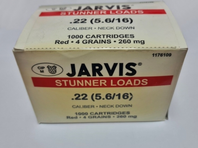 Naboji za JARVIS PAS rdeči  1000/ kos