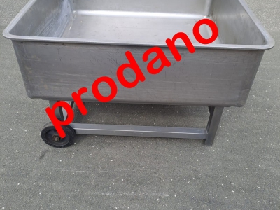 Inox sod - posoda 120x120x40 cm